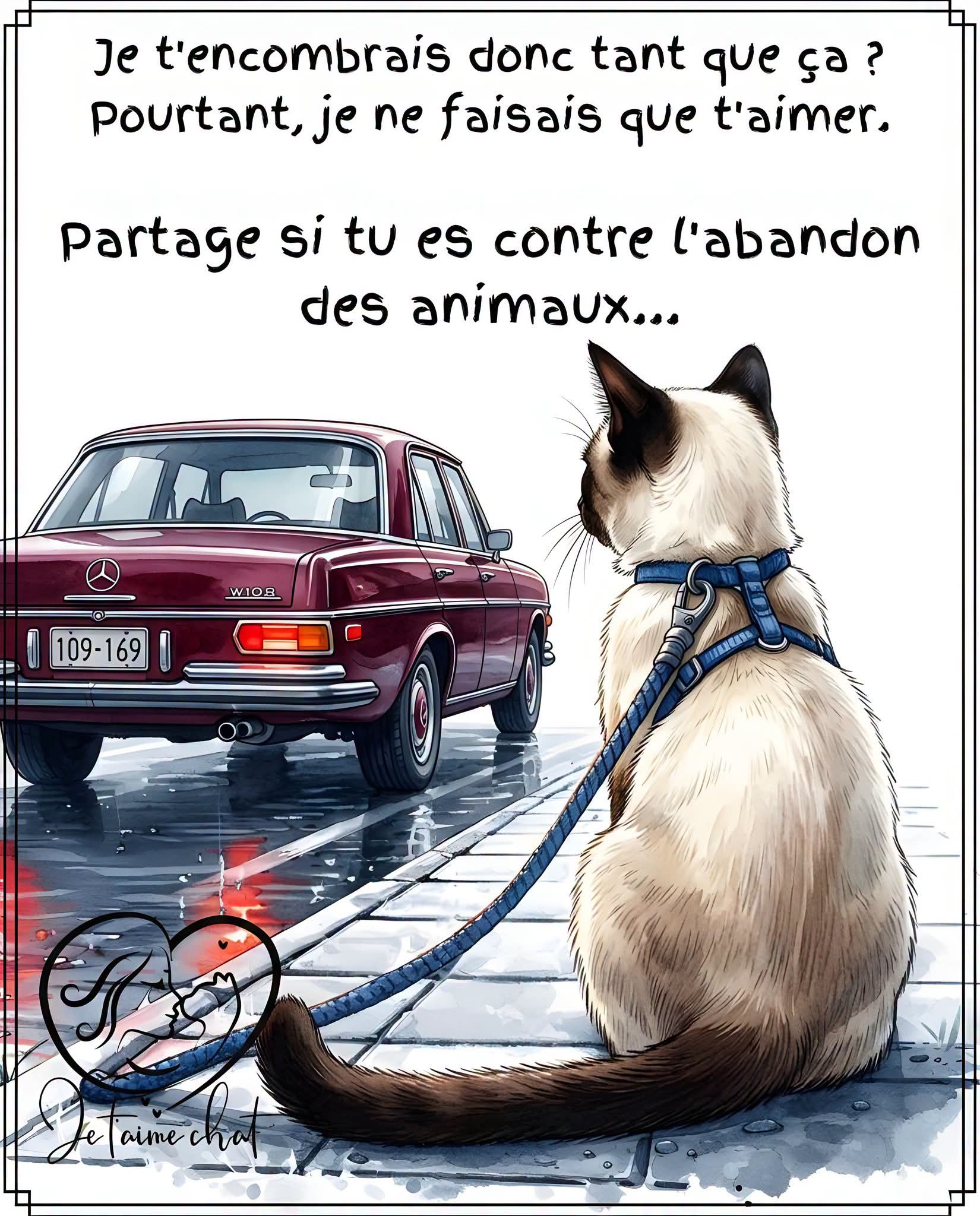 N’ abandonnez pas vos animaux